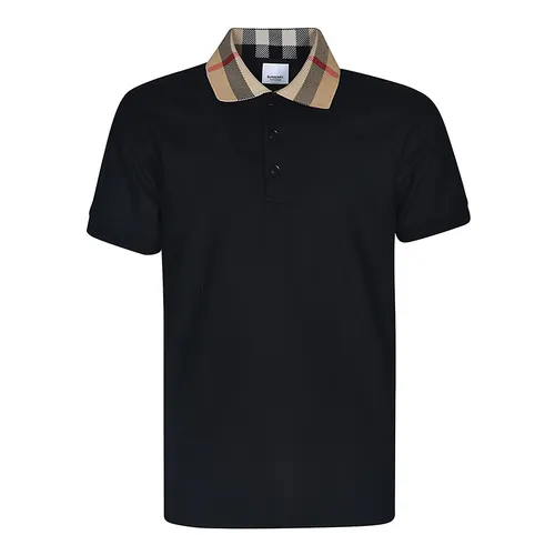 Thời trang Burberry Áo Polo - Áo Polo Nam Burberry Black Cody Cotton Polo Shirt 8071620 A1189 Màu Đen Size S - Vua Hàng Hiệu