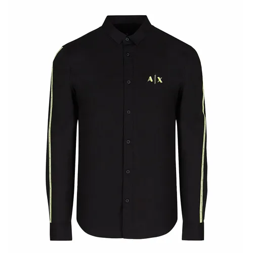 Áo Sơ Mi Nam Armani Exchange Shirt 3KZC17 ZNQFZ GE03 Màu Đen Size S