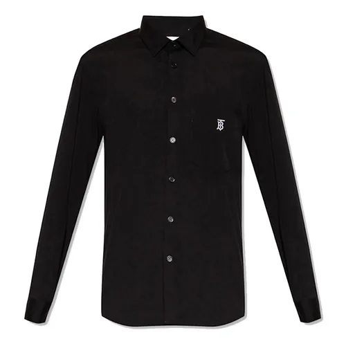 Áo Sơ Mi Nam Burberry Chappel 8057473 A1189 Black Màu Đen