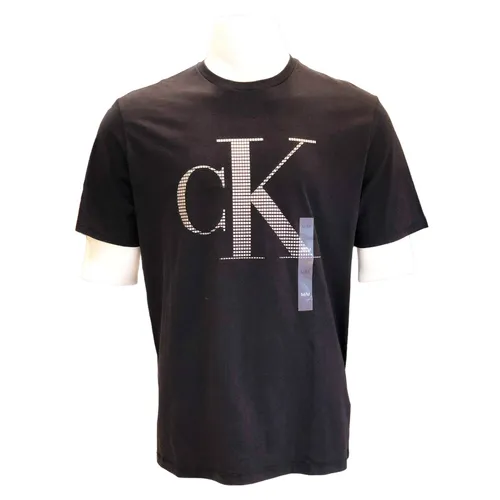 Calvin Klein Áo thun - Áo Thun Nam Calvin Klein CK SP40581592 - GC03 Tshirt Màu Đen Size L - Vua Hàng Hiệu