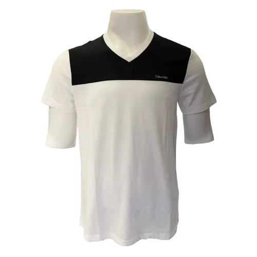 Calvin Klein Áo thun - Áo Thun Nam Calvin Klein CK SP40581880 - SP40586866 - GC05 Tshirt Màu Trắng Size S - Vua Hàng Hiệu