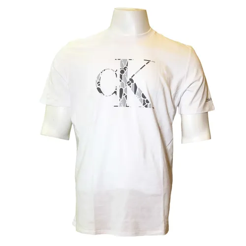 Calvin Klein Áo thun - Áo Thun Nam Calvin Klein CK SP40586701 - GC05 Tshirt Màu Trắng Size M - Vua Hàng Hiệu