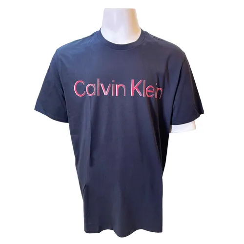 Calvin Klein Áo thun - Áo Thun Nam Calvin Klein CK SP40586940 Tshirt Màu Xanh Đen Size L - Vua Hàng Hiệu