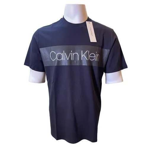 Calvin Klein Áo thun - Áo Thun Nam Calvin Klein CK SP40590050 - GC03 Tshirt Màu Xanh Đen Size L - Vua Hàng Hiệu