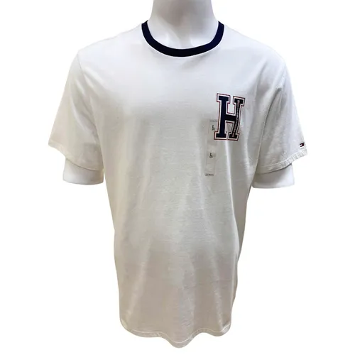 Tommy Hilfiger Trắng Áo thun Cotton - Áo Thun Nam Tommy Hilfiger Chữ H 78j3559110 Màu Trắng Size L - Vua Hàng Hiệu