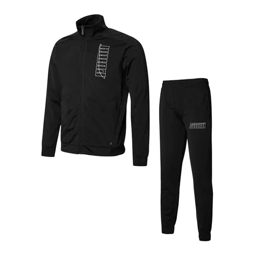 Bộ Thể Thao Nam Puma Graphic Men's Tracksuit 585325_01 Màu Đen Size S