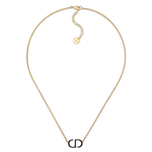 Trang sức Dior - Dây Chuyền Nữ Dior Gold Logo CD N2390WOMLQ/307 Màu Vàng - Vua Hàng Hiệu
