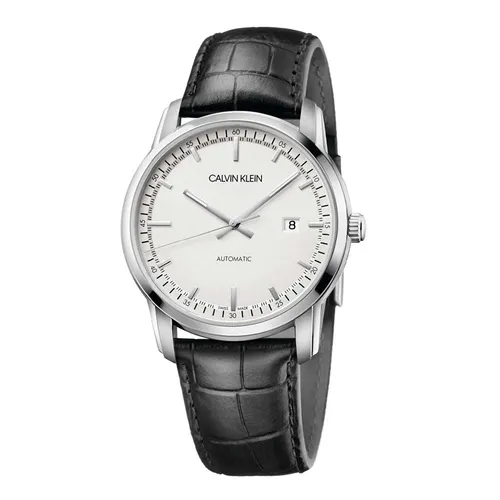 Đồng hồ - Đồng Hồ Nam Calvin Klein CK Automatic Infinite K5S341CX Màu Đen Bạc - Vua Hàng Hiệu