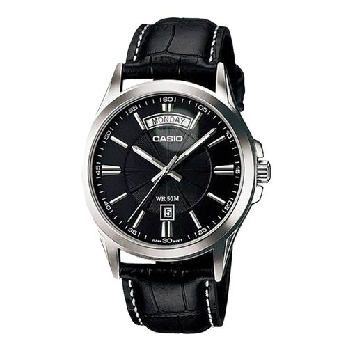 Đồng Hồ Nam Casio Quartz Watch MTP-1381L-1A Màu Đen