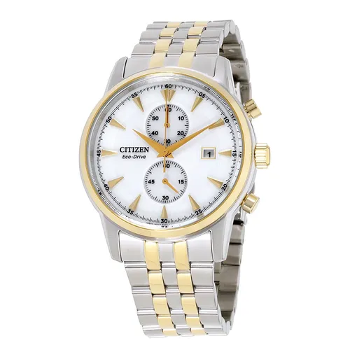 Đồng Hồ Nam Citizen Corso Eco-Drive Men's Watch CA7004-54A  Màu Bạc/Vàng Gold 