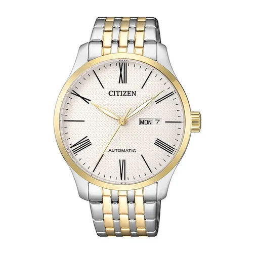 Đồng hồ - Đồng Hồ Nam Citizen Mechanical NH8354-58A Màu Demi (Vàng - Bạc) - Vua Hàng Hiệu