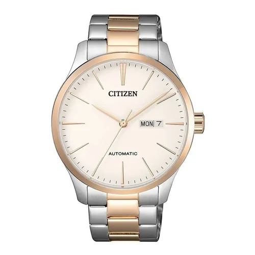 Đồng hồ - Đồng Hồ Nam Citizen Mechanical NH8356-87A Màu Demi (Vàng - Bạc) - Vua Hàng Hiệu