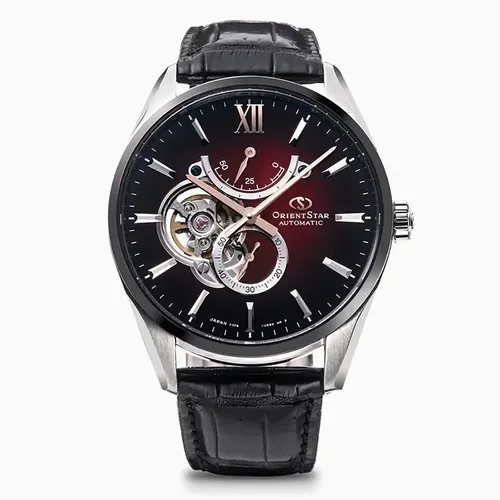 Đồng Hồ Nam Orient Star Slim Skeleton Automatic Watch RK-HJ0004R Màu Đen 