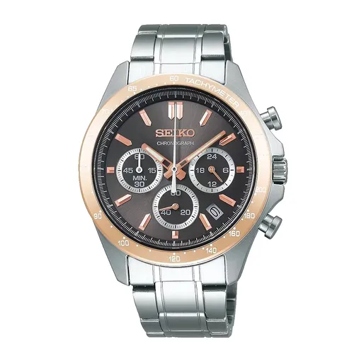 Seiko - Đồng Hồ Nam Seiko Spirit Quartz Chronograph Watch SBTR026 Màu Bạc - Vua Hàng Hiệu
