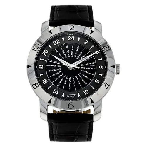 Đồng Hồ Nam Tissot Automatic Heritage Worldtimer GMT Special Edition - T078.641.16.057.00 Màu Đen - Đồng hồ - Vua Hàng Hiệu