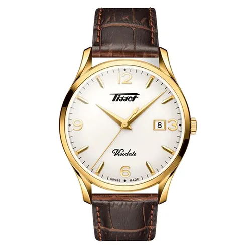 Đồng hồ - Đồng Hồ Nam Tissot Heritage Visodate T118.410.36.277.00 Màu Trắng Nâu - Vua Hàng Hiệu