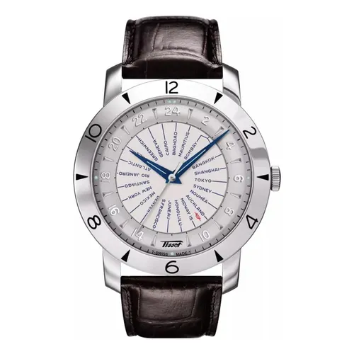 Đồng Hồ Nam Tissot Heritage Worldtimer GMT Special Edition T078.641.16.037.00 Màu Nâu Trắng