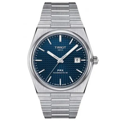 Đồng hồ Nam - Đồng Hồ Tissot Prx Powermatic 80 T137.407.11.041.00 Màu Xanh Bạc - Vua Hàng Hiệu