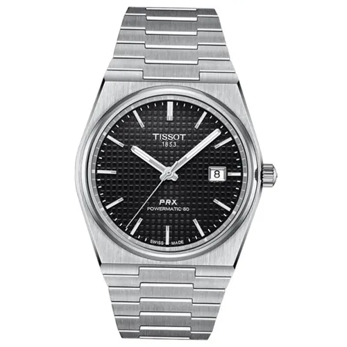 Đồng hồ - Đồng Hồ Nam Tissot Prx Powermatic 80 T137.407.11.051.00 Màu Đen Bạc - Vua Hàng Hiệu