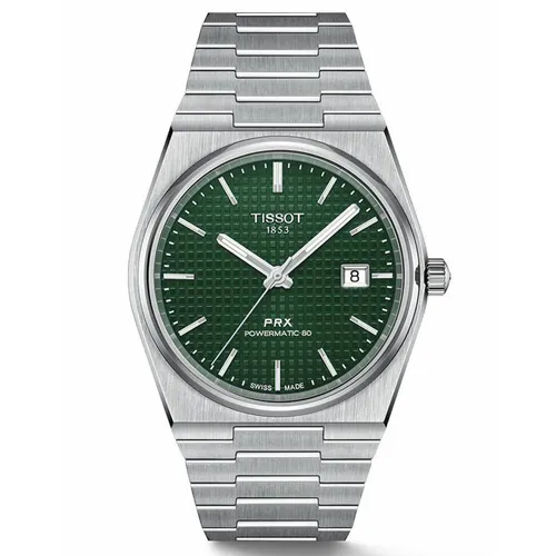 Đồng Hồ Nam Tissot Prx Powermatic 80 T137.407.11.091.00 Màu Bạc Xanh - Đồng hồ - Vua Hàng Hiệu