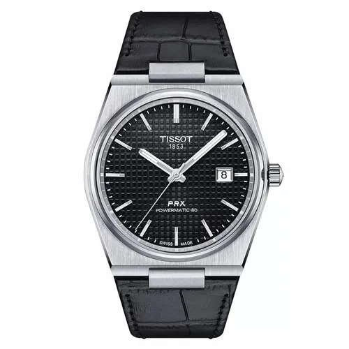 Đồng hồ - Đồng Hồ Nam Tissot Prx Powermatic 80 T137.407.16.051.00 Màu Đen Bạc - Vua Hàng Hiệu