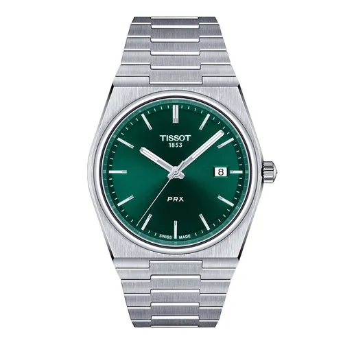 Đồng Hồ Nam Tissot PRX Quartz T137.410.11.091.00 Màu Xanh Bạc