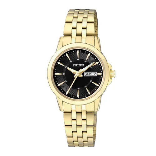 Citizen - Đồng Hồ Nữ Citizen Quartz Watch EQ0603-59E Màu Vàng Gold - Vua Hàng Hiệu
