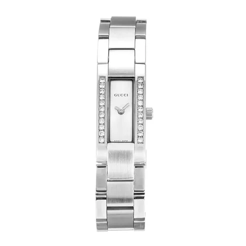 Đồng hồ - Đồng Hồ Nữ Gucci 4600L Diamond Màu Bạc - Vua Hàng Hiệu
