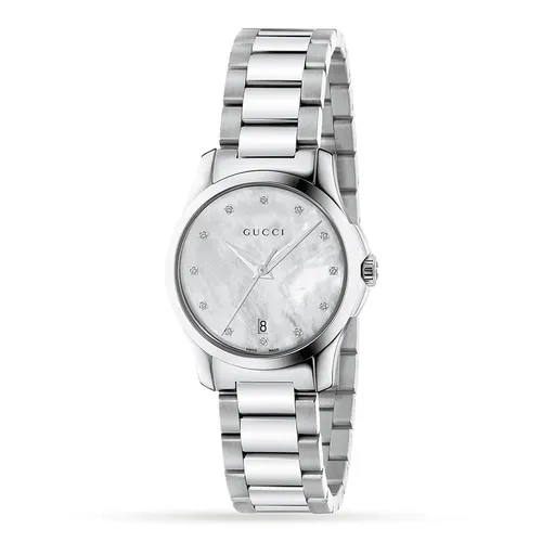 Đồng Hồ Nữ Gucci G-Timeless Quartz Watch YA126542 27mm Màu Bạc 