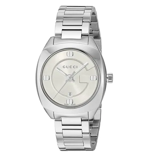 Đồng Hồ Nữ Gucci GG2570 Watch YA142502 Màu Bạc