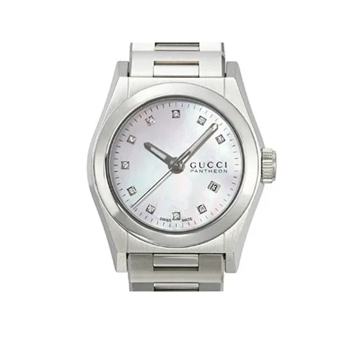 Đồng Hồ Nữ Gucci Pantheon Quartz Watch YA115503 Màu Bạc