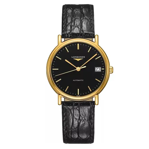 Đồng hồ - Đồng Hồ Nữ Longines Presence Automatic Watch L4.821.2.52.2 Màu Đen - Vua Hàng Hiệu