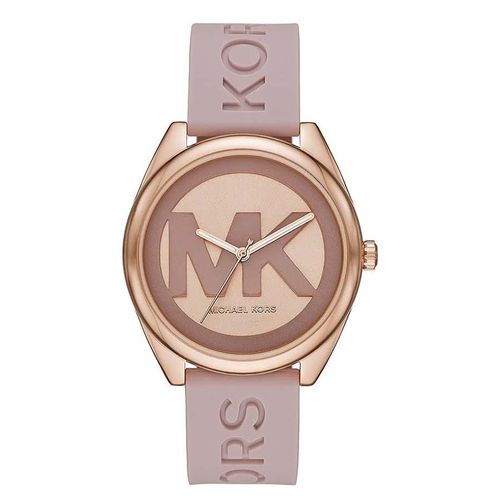Đồng Hồ Nữ Michael Kors MK Pink Silicone Watch MK7139 Màu Hồng