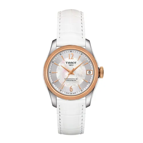 Đồng Hồ Nữ Tissot Ballade Powermatic 80 Cosc T108.208.26.117.00 Màu Trắng Vàng Hồng