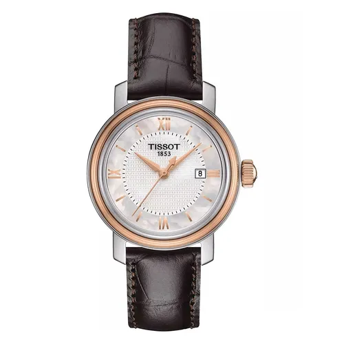 Đồng hồ - Đồng Hồ Nữ Tissot Bridgeport Lady Watch T097.010.26.118.00 Màu Nâu - Vua Hàng Hiệu