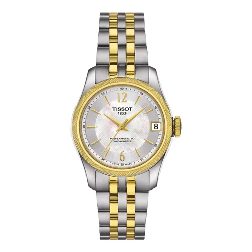 Đồng hồ - Đồng Hồ Nữ Tissot T-Classic Ballade Powermatic T108.208.22.117.00 Màu Bạc Vàng - Vua Hàng Hiệu