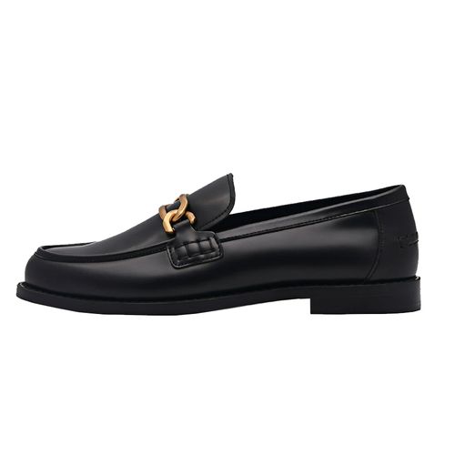 Giày Lười Nữ Pedro Studio Leather Penny Loafers Black PW1-65980030 Màu Đen