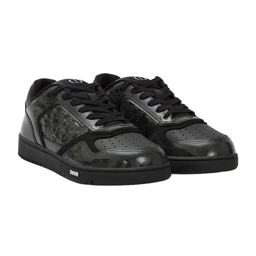 Giày Dior - Giày Sneaker Nam Dior B27 Black Patent Leather 3SN272ZYV/900 Màu Đen Size 43 - Vua Hàng Hiệu