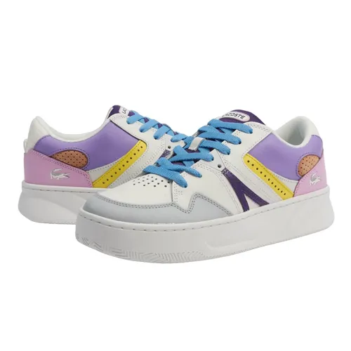Giày Lacoste Nữ - Giày Thể Thao Nữ Lacoste L005 222 1 SFA Leather Trainers Phối Màu - Vua Hàng Hiệu