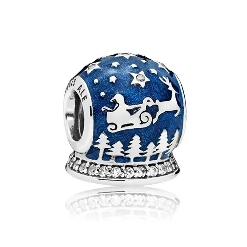 Hạt Vòng Charm Pandora 796386EN63 Charms With Cz Màu Xanh