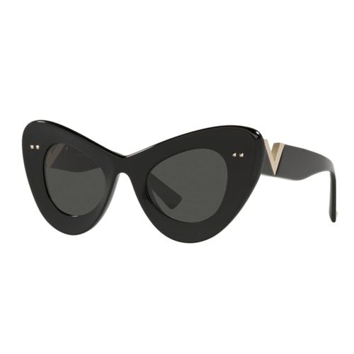 Kính Mát Nữ Valentino Cat Eye Sunglasses Black VA 4090 500187 Màu Đen