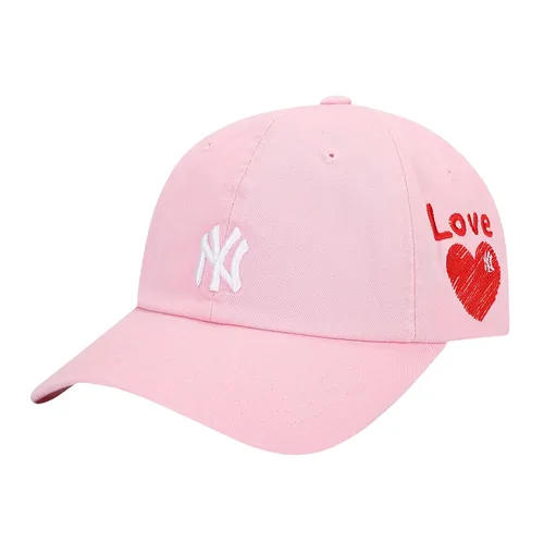 Mũ MLB Heart Side Logo Unstructured Ball Cap NY Yankees 32CPUA111 50P Màu Hồng