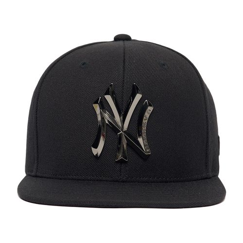 Mũ MLB Metal Logo Snapback New York Yankees 3ACPS571NGP005 - 50BKS Màu Đen-2