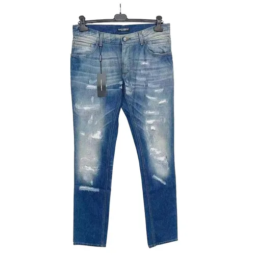 Quần Jean Nam Dolce & Gabbana D&G 14GOLD G3FBLP Màu Xanh Size 50