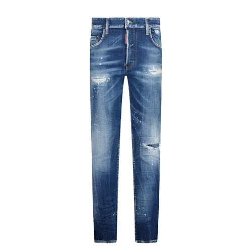 Quần Jean Nam Dsquared2 Super Twinky S74LB1327S30872470 Màu Xanh Size 48