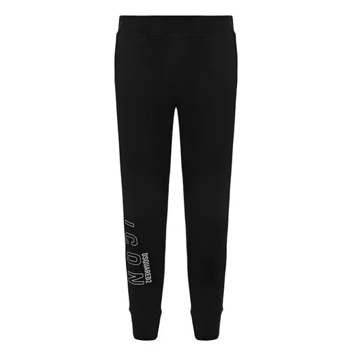 Quần Nỉ Nam Dsquared2 Icon Logo-Print Track Pants S79KA0041 Màu Đen Size S