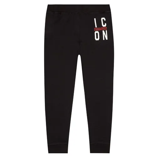 Quần Nỉ Nam Dsquared2 Icon Sweatpants S79KA0016 Màu Đen Size S