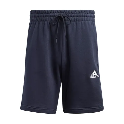 Thời trang - Quần Short Nam Adidas Essentials French Terry 3-Stripes IC9436 Màu Đen Xám Size S - Vua Hàng Hiệu