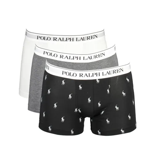 Thời trang - Set 3 Quần Lót Nam Ralph Lauren 714830299053_GRIGIO_MULTI Màu Đen/Trắng/Xám Size L - Vua Hàng Hiệu