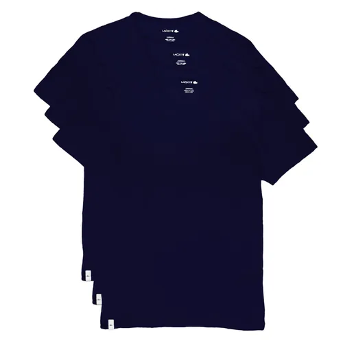 Set Áo Thun Nam Lacoste Men's 3-Pack Slim Fit V Neck T-shirts TH900251 Màu Xanh Navy Size M